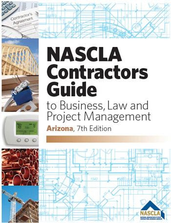 Arizona NASCLA Accredited Commercial General Building Contractor Examination Book Package Pre Highlighted and Tabbed
