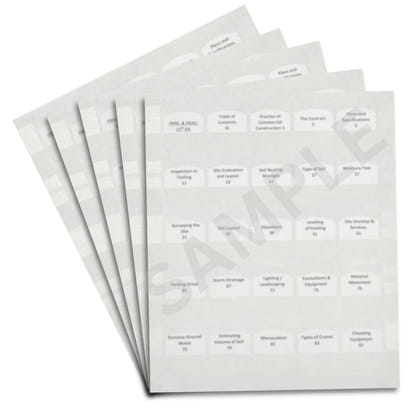 Arizona NASCLA Accredited Commercial General Building Contractor Examination Book Package Pre Highlighted and Tabbed