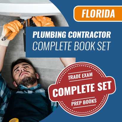 Florida Plumbing Contractor Exam Complete Book Set Pre Highlighted and Tabbed