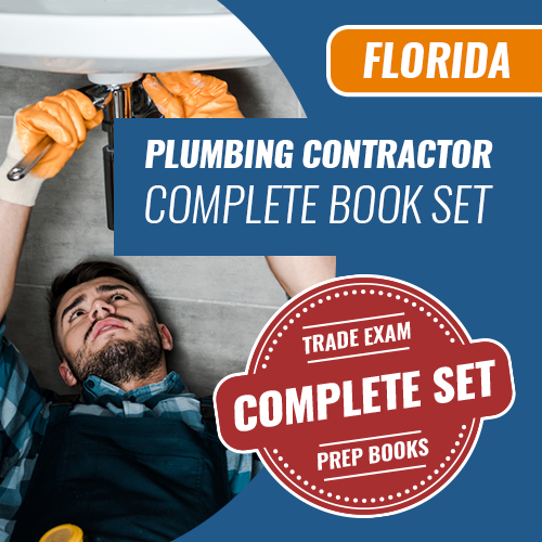 Florida Plumbing Contractor Exam Complete Book Set Pre Highlighted and Tabbed